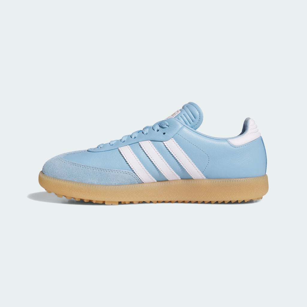 Adidas Originals – Baby Blue / White Leather & Suede Casual Sneakers