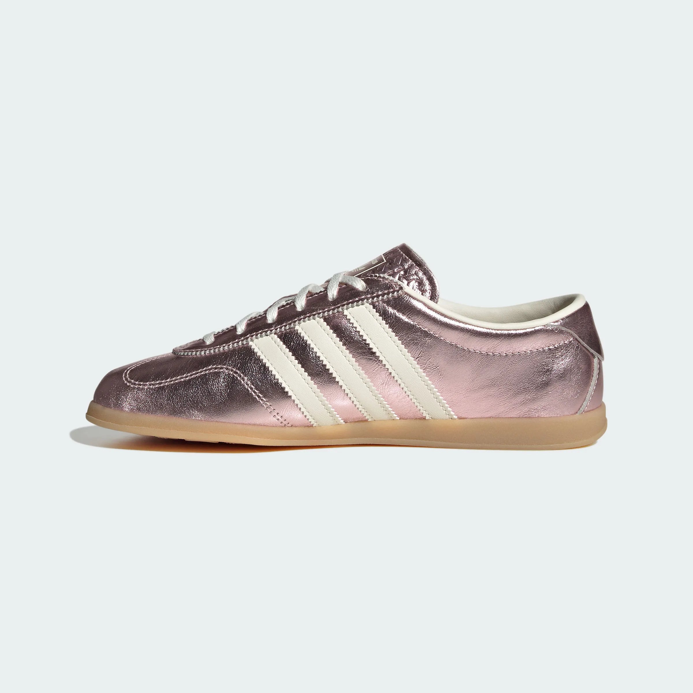 Adidas Originals – Metallic Rose Gold / Off-White Leather Casual Sneakers