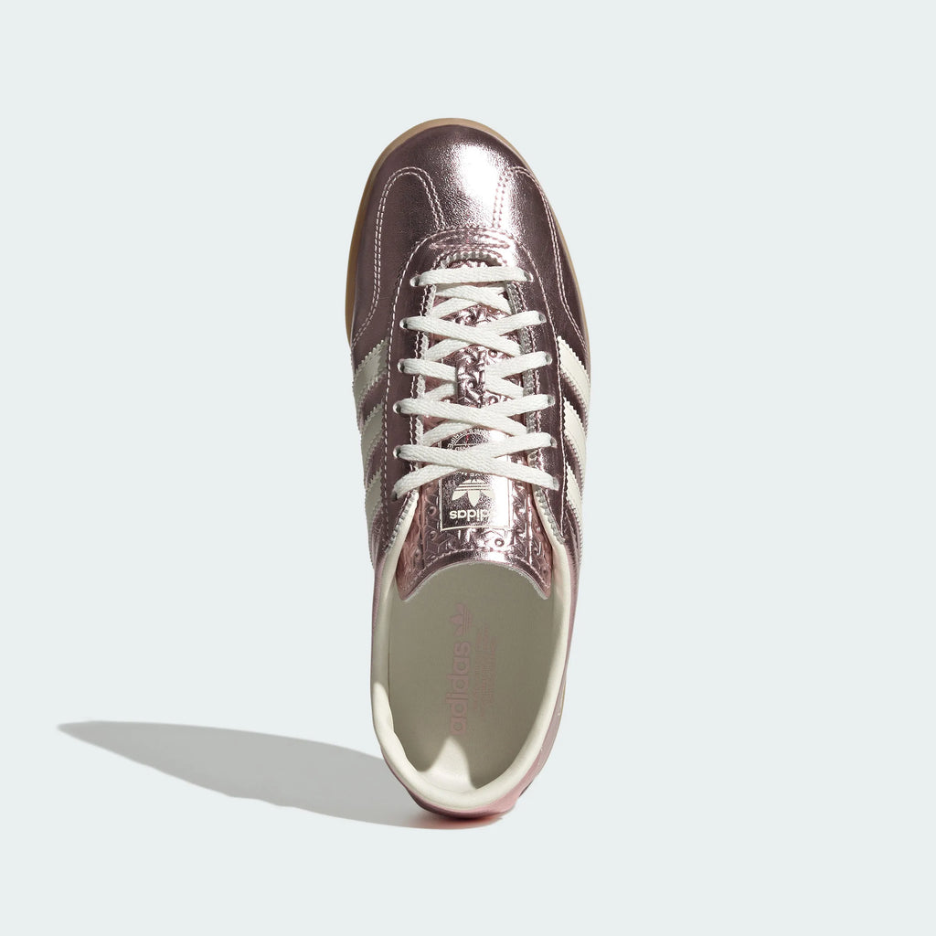 Adidas Originals – Metallic Rose Gold / Off-White Leather Casual Sneakers