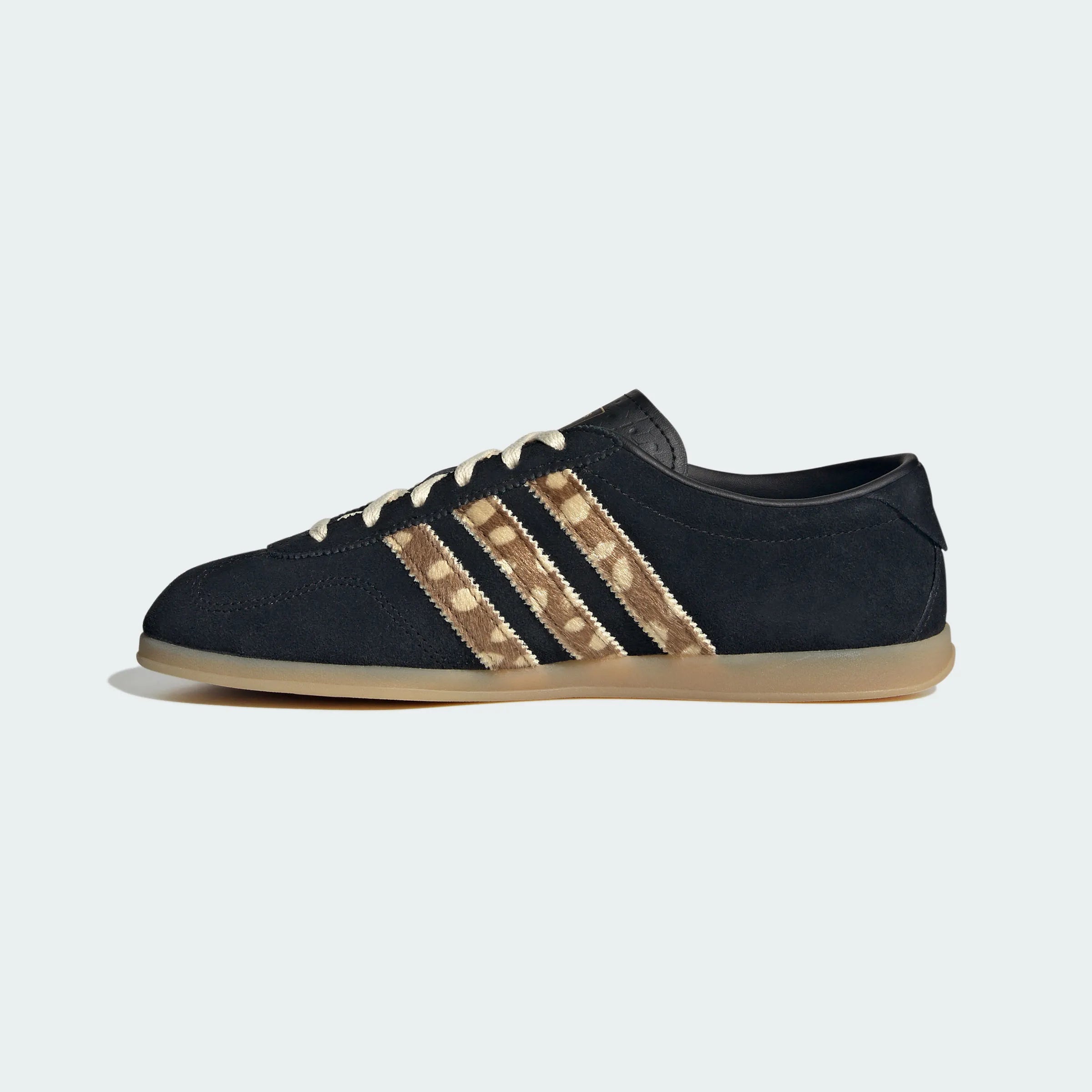 Adidas Originals – Black Leopard Print Suede Casual Sneakers