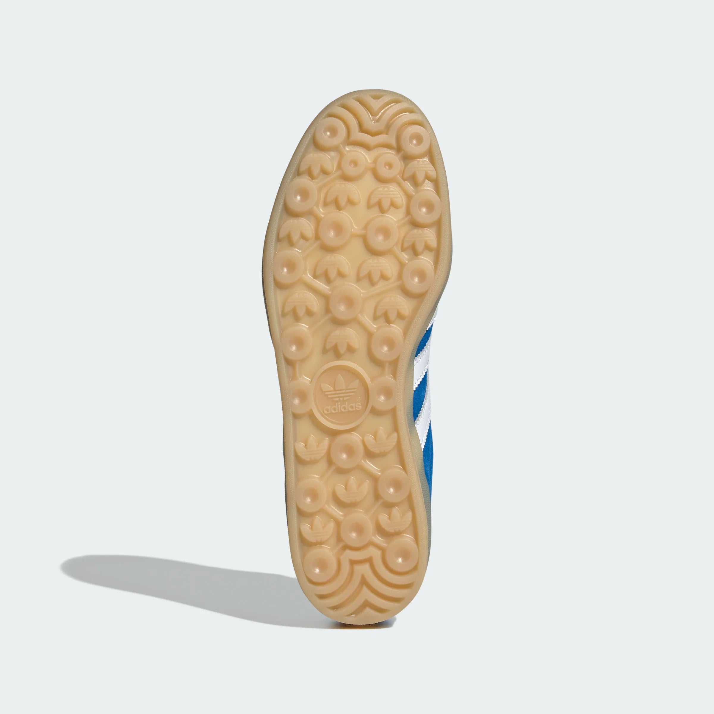 Adidas Originals – Bright Blue / White Suede Casual Sneakers