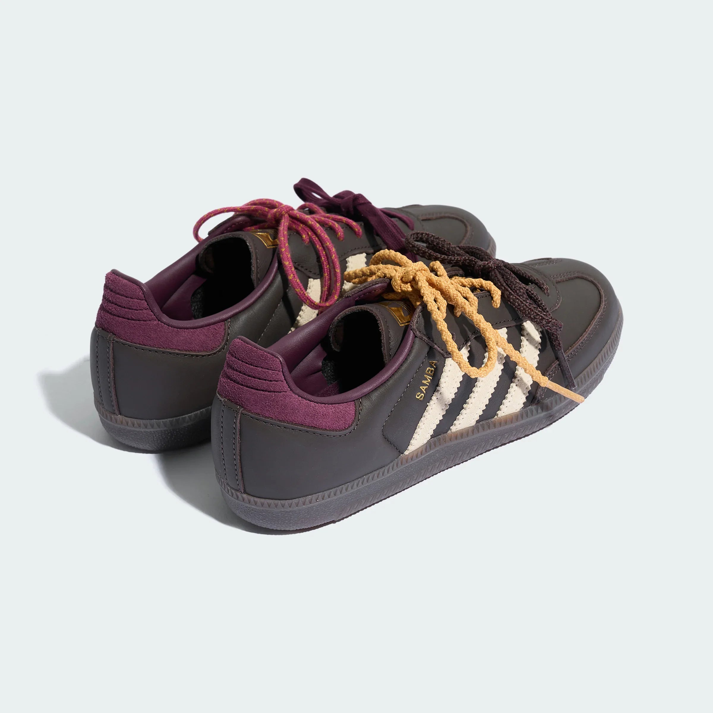 Adidas Originals – Dark Brown / Cream Leather Casual Sneakers