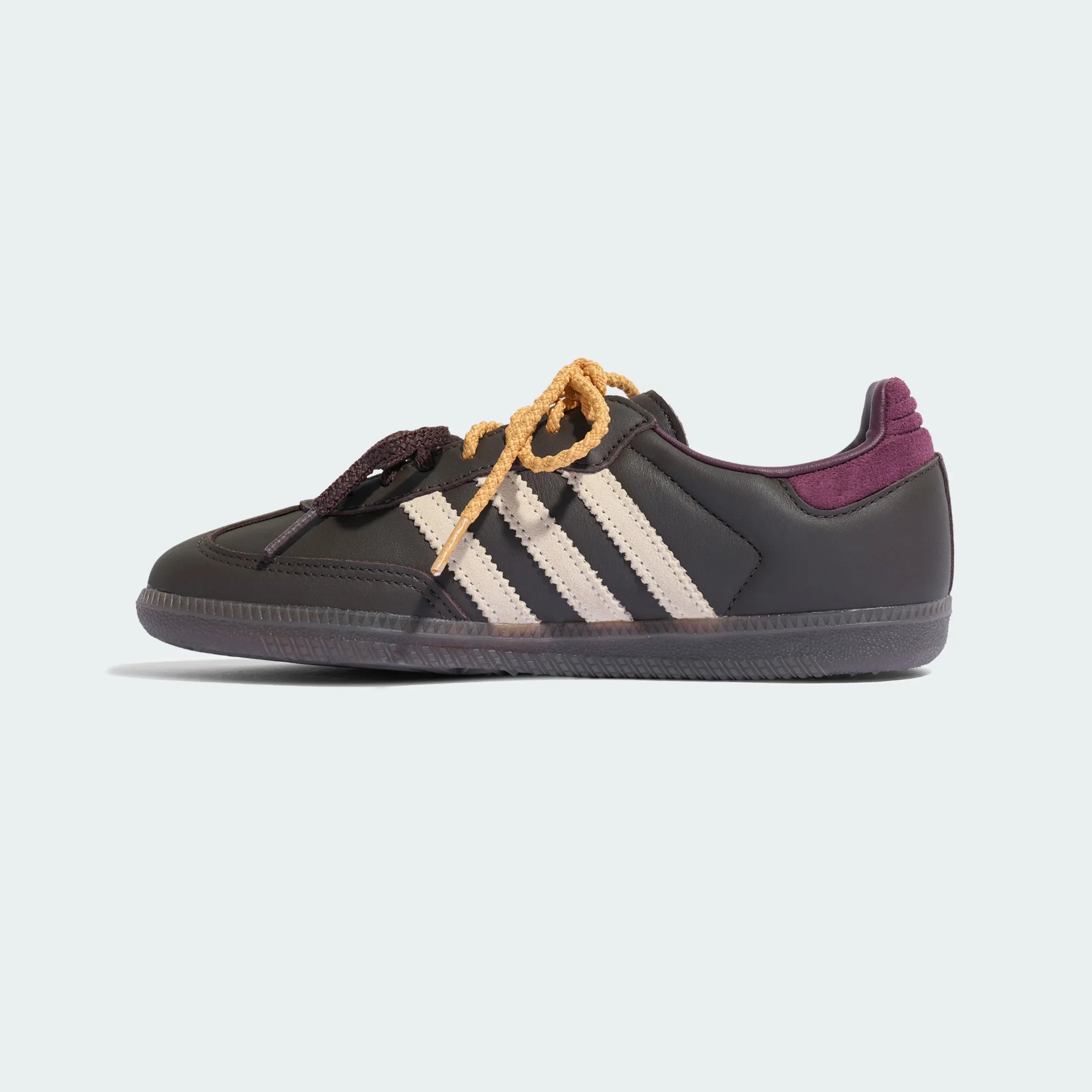 Adidas Originals – Dark Brown / Cream Leather Casual Sneakers