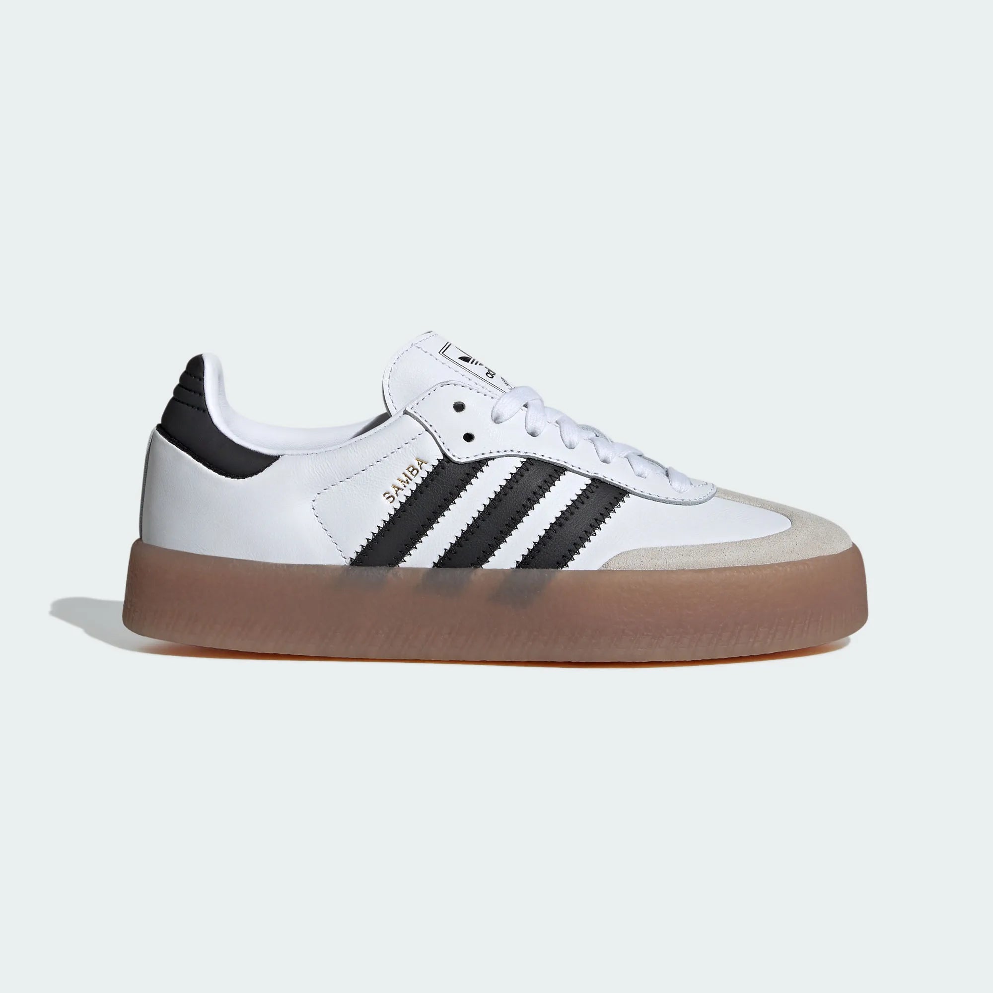 Adidas Originals – White / Black Platform Leather Casual Sneakers