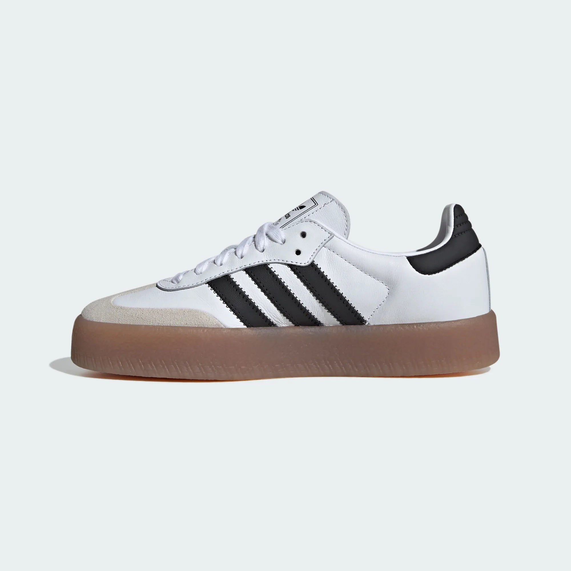 Adidas Originals – White / Black Platform Leather Casual Sneakers