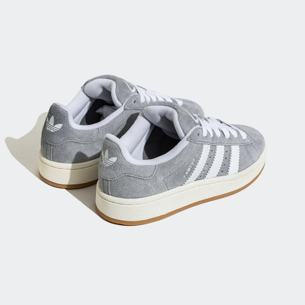 Adidas Originals – Grey / White Suede Platform Casual Sneakers