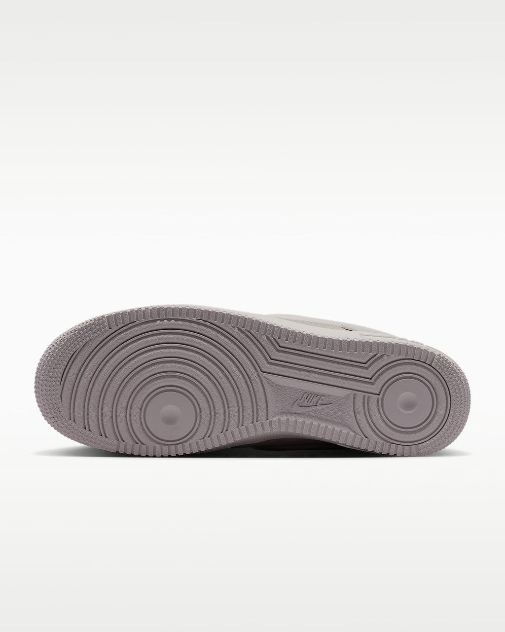 Nike Air Force 1 '07 Light Lavender Suede Off-White Swoosh Sneakers