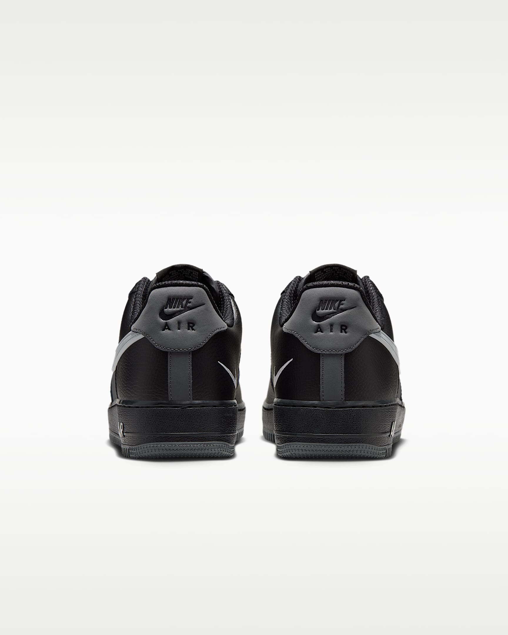 Nike Air Force 1 '07 Black Grey Color Block Sneakers