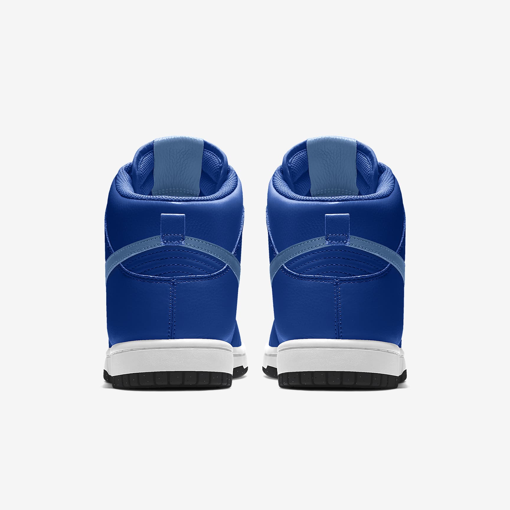 Nike Dunk High Royal Blue Light Blue Swoosh Sneakers