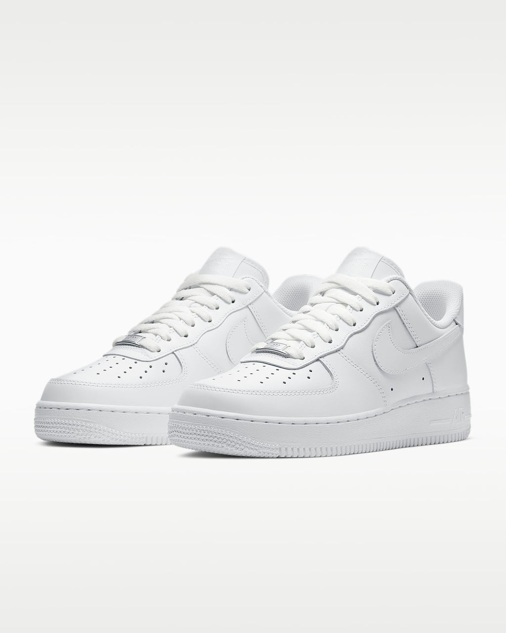 Nike Air Force 1 '07 Triple White Leather Sneakers