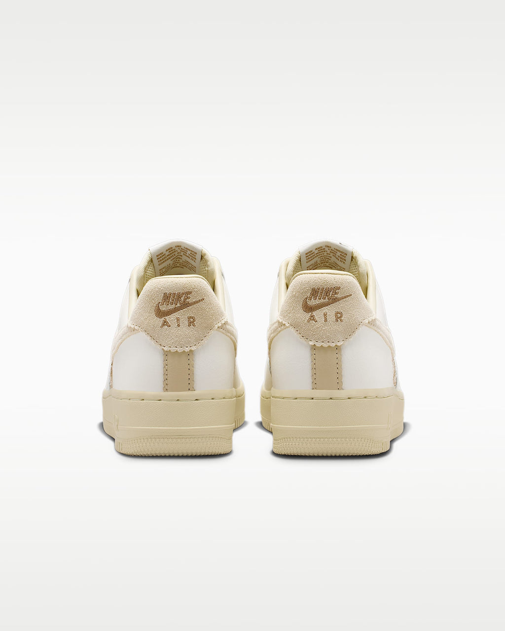 Nike Air Force 1 '07 Sail Beige Woven Embroidery Sneakers