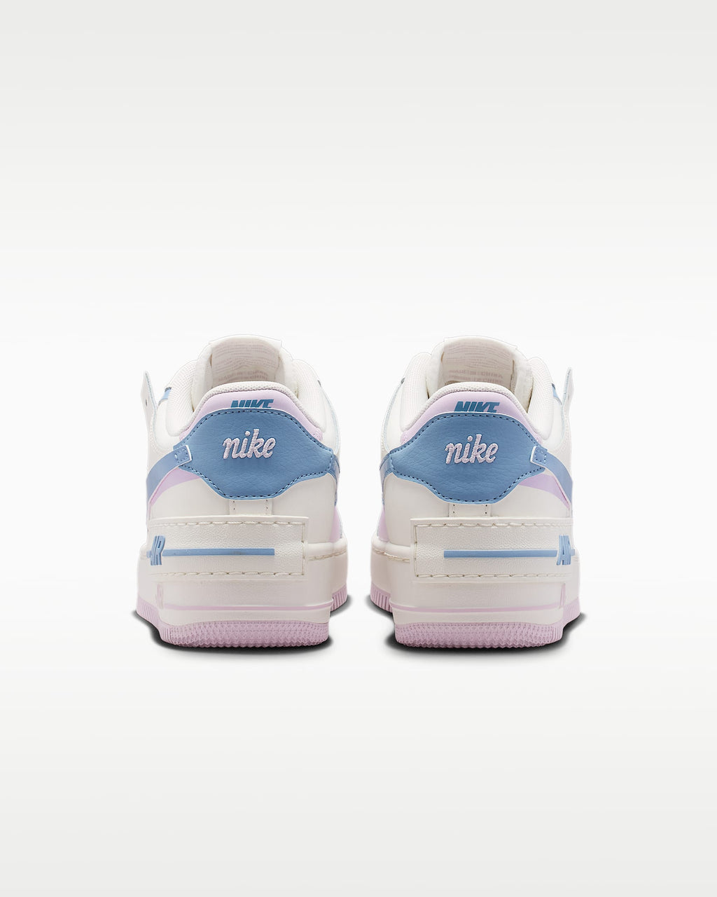Nike Air Force 1 Shadow White Blue Lavender Sneakers