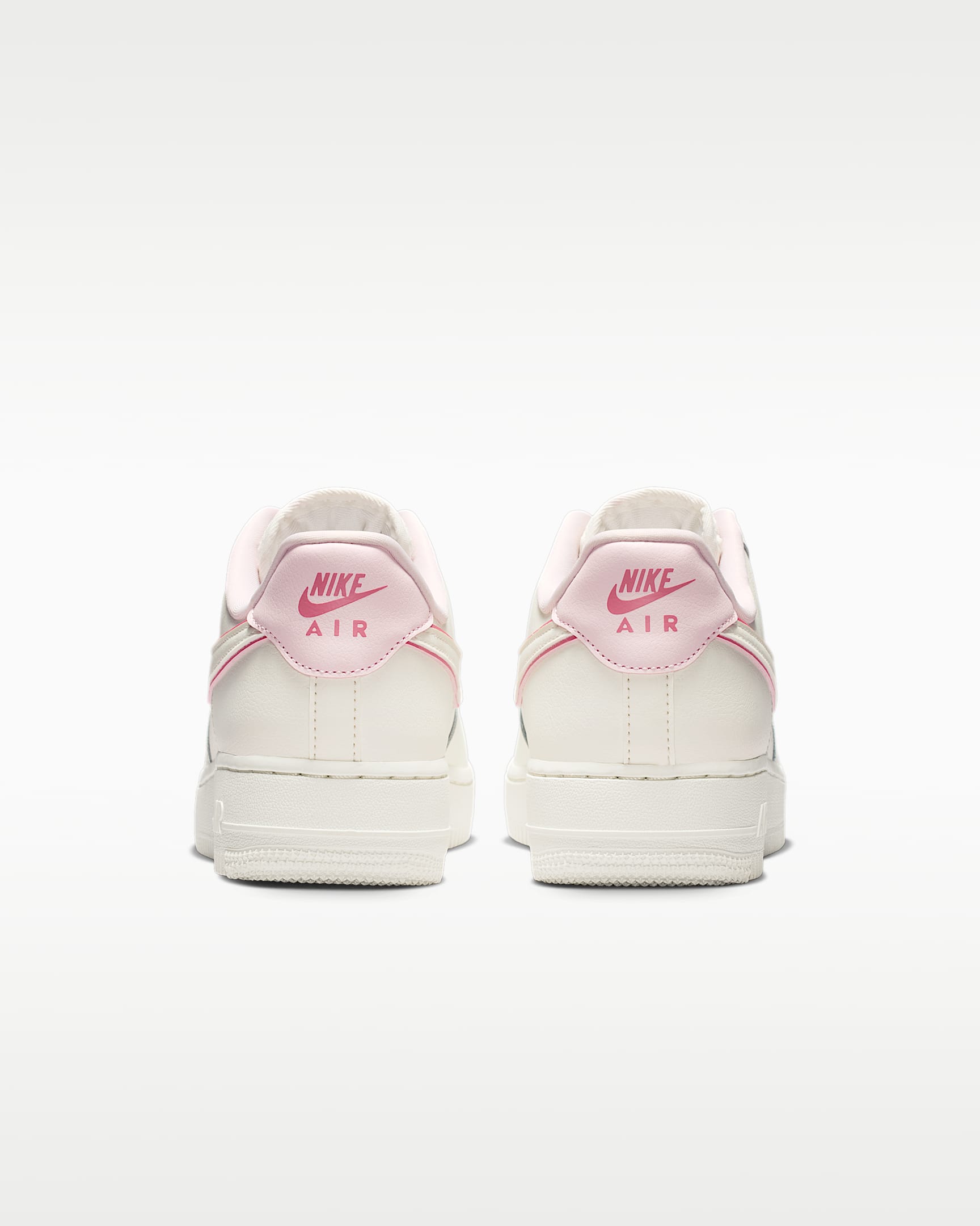 Nike Air Force 1 '07 Cream Pink Outline Sneakers