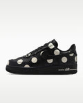 Nike Air Force 1 '07 Black White Polka Dot Sneakers