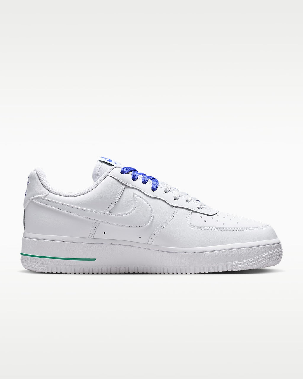 Nike Air Force 1 '07 White Blue Flower Print Sneakers