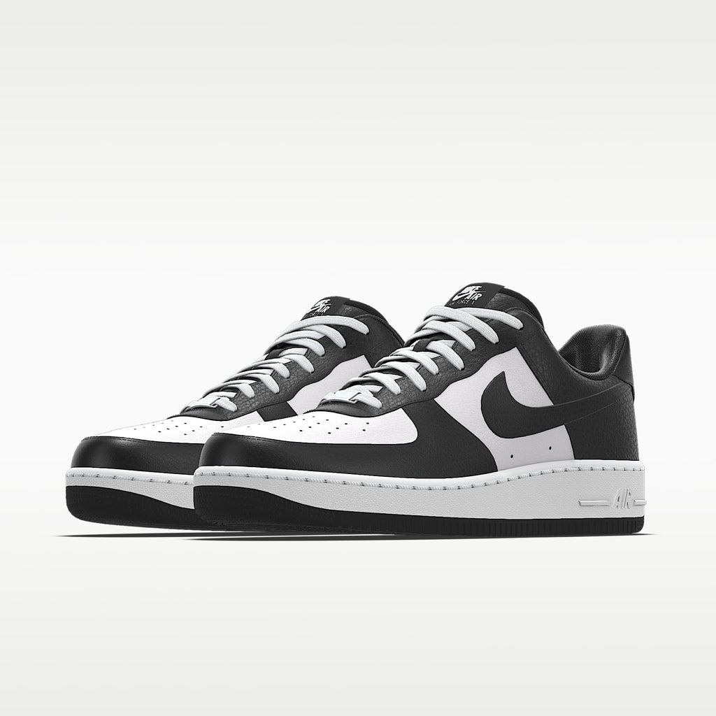 Nike Air Force 1 '07 Black White Panda Color-Block Sneakers