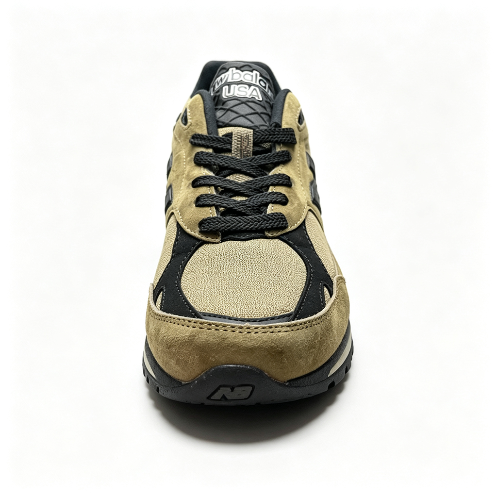 JJJJound x New Balance 990v6 Sneakers —【Tan‑Black】