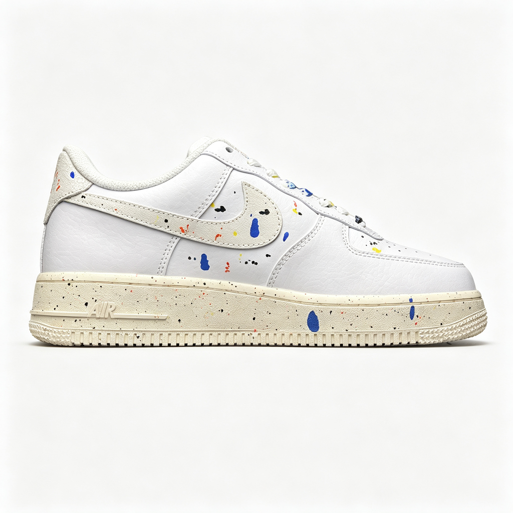 Nike Air Force 1 '07 Low 'Paint Splatter' Sail – Artist Edition Multi-Color Sneaker