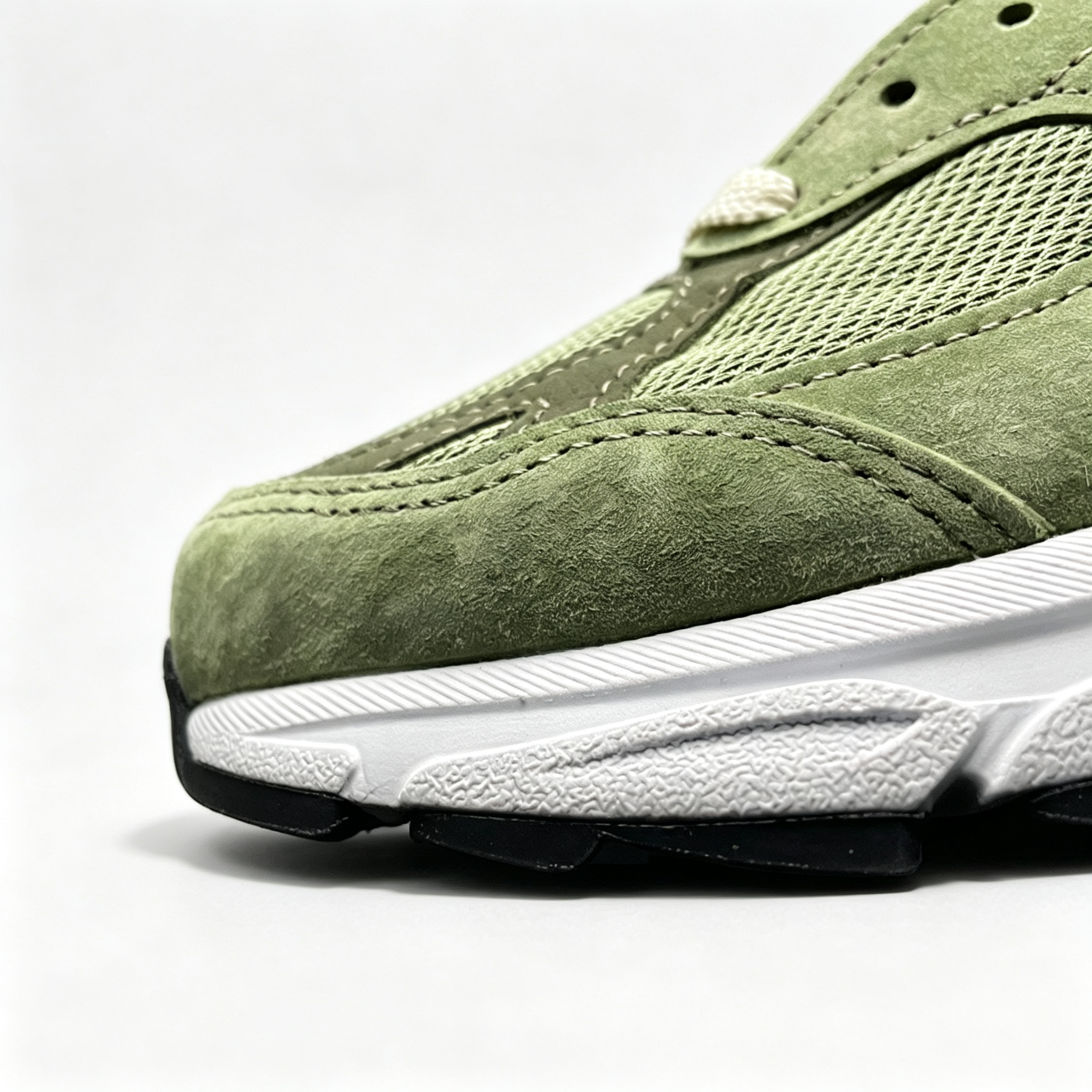 JJJJound x New Balance 990v3 Sneakers — Olive / Black