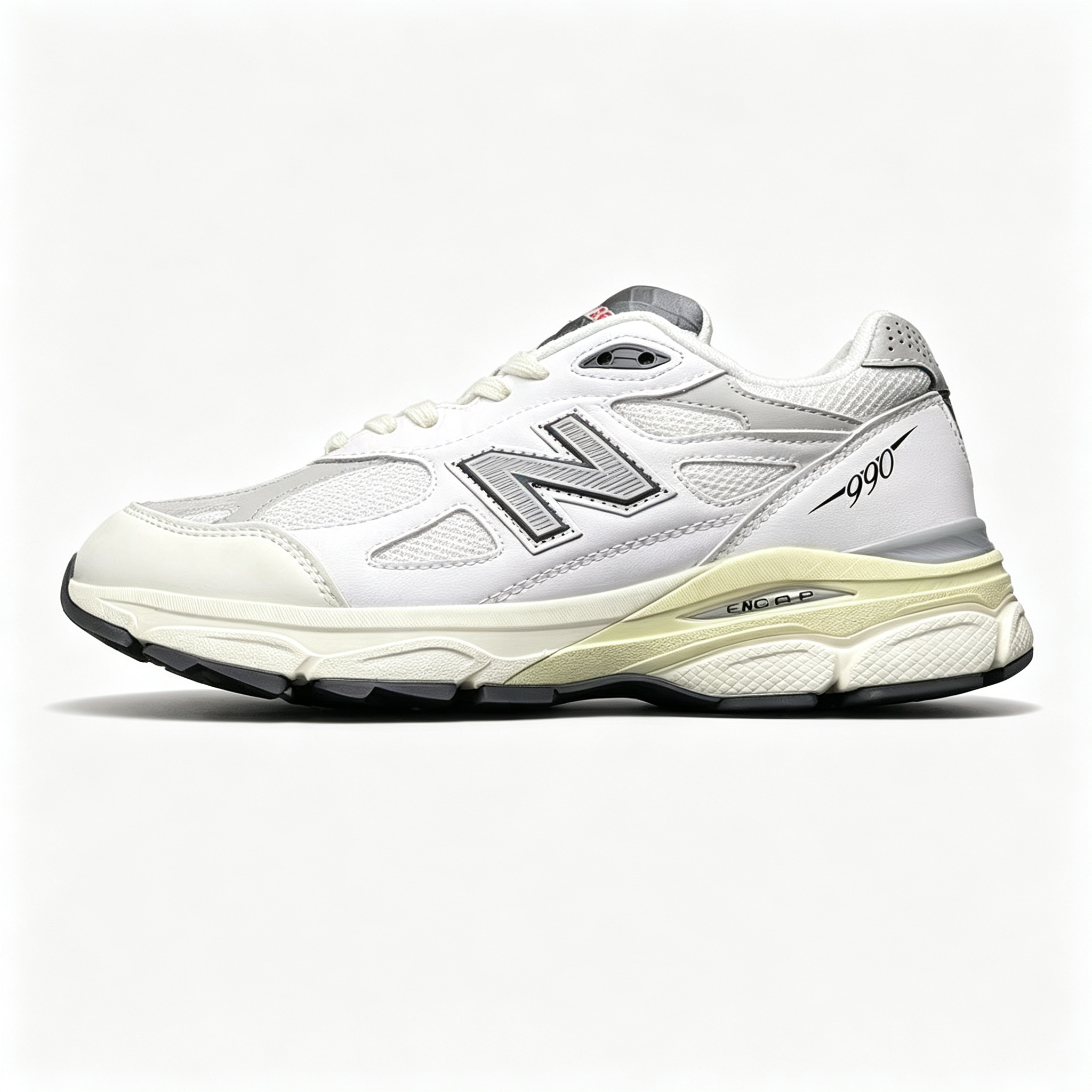 JJJJound x New Balance 990v3 Sneakers — Sea Salt