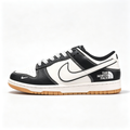 Nike Dunk Low Custom — Off-White x The North Face Black Gum