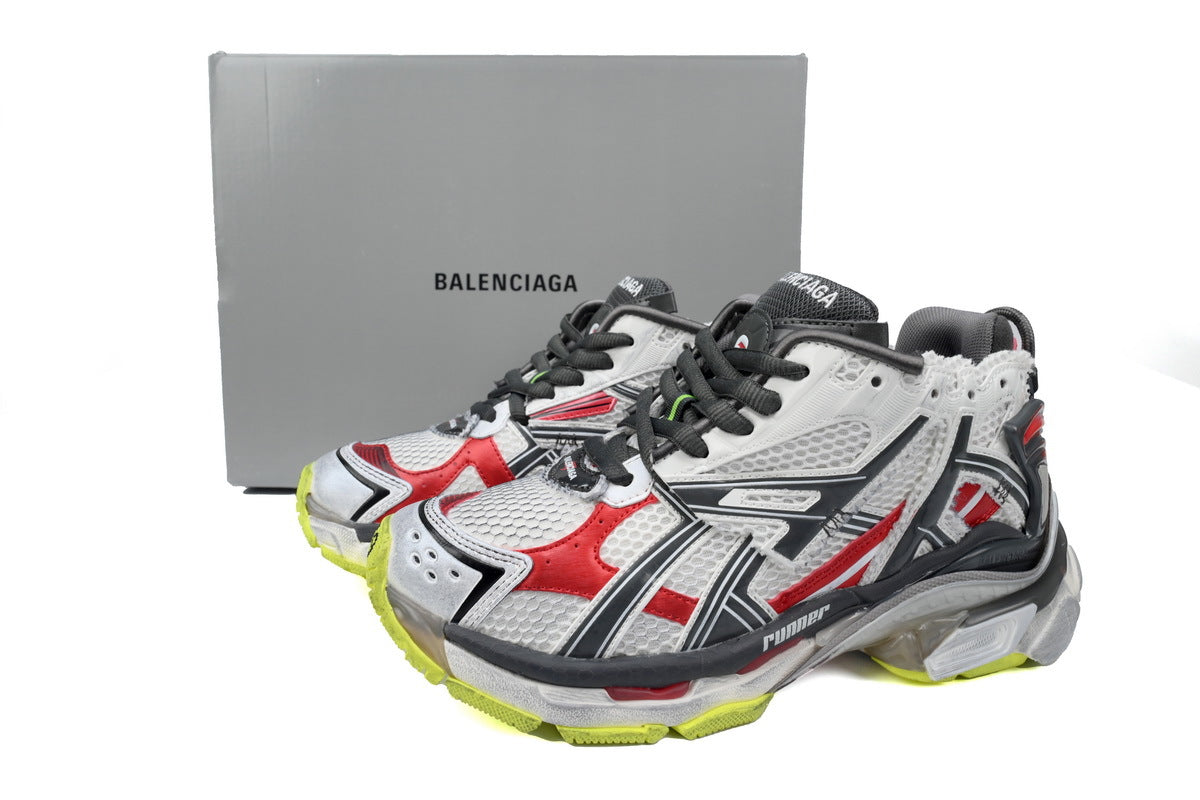 Balenciaga Runner Sneaker – Distressed Low-Top