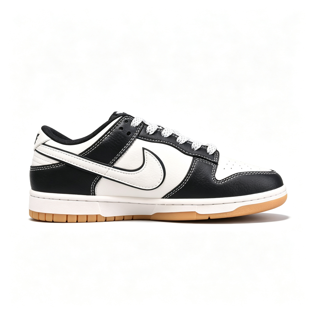 Nike Dunk Low Custom — Off-White x The North Face Black Gum
