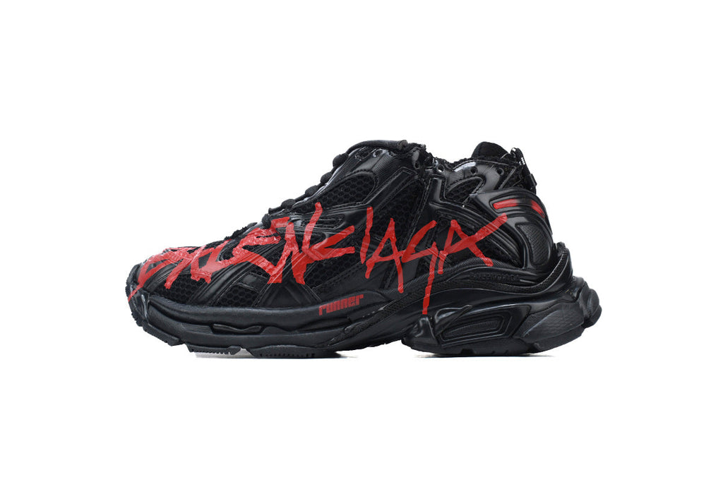Balenciaga Runner Sneaker – Distressed Low-Top
