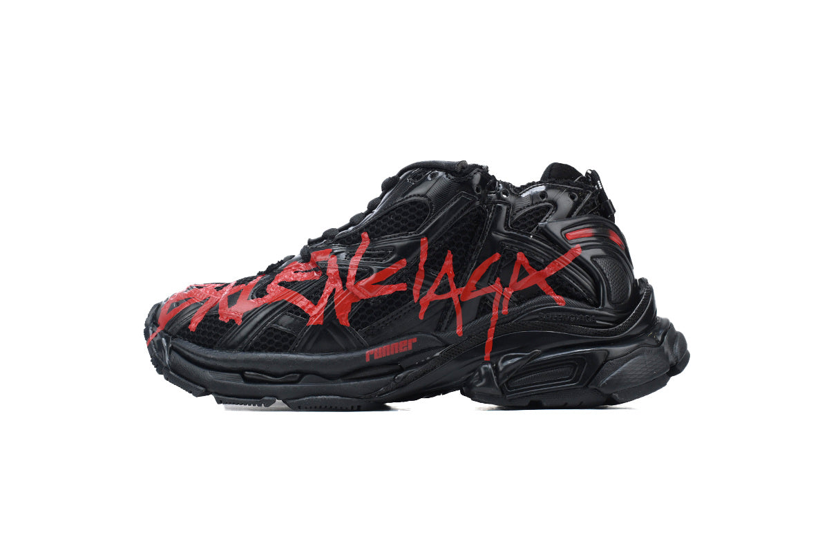 Balenciaga Runner Sneaker – Distressed Low-Top