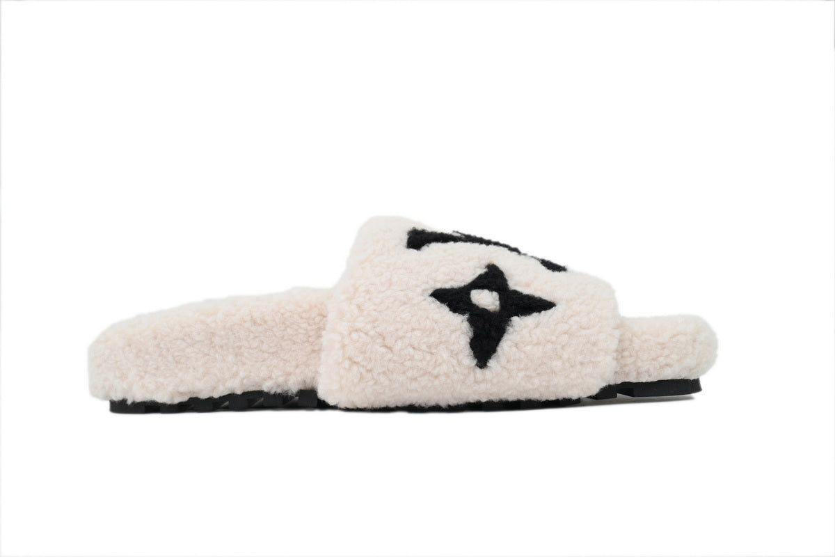 Louis Vuitton Teddy Slide Sandals【White】