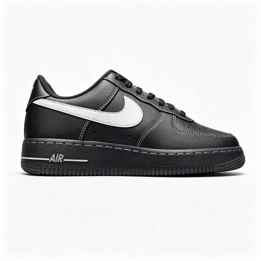 Nike Air Force 1 '07 Low – Contrast Stitch Black / White