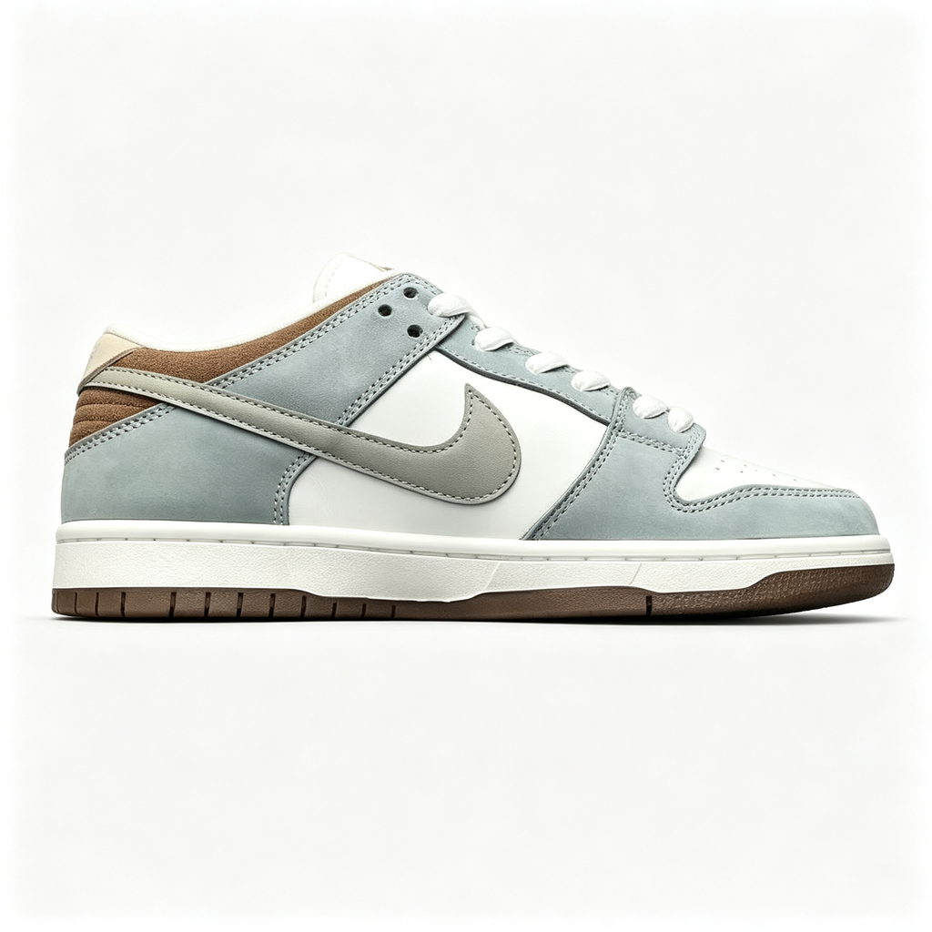 Nike Dunk Low – White / Light Blue / Brown / Gum