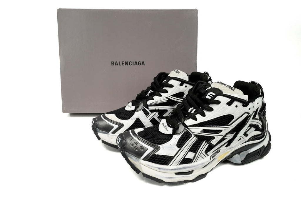 Balenciaga Runner Sneaker – Distressed Low-Top